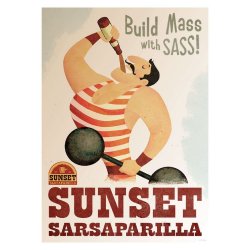 Fallout Art Print Sunset Sarsaparilla Limited Edition 42 x 30 cm