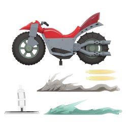 Teenage Mutant Ninja Turtles Ultimates Vehicle Wave 14 Shell Cycle