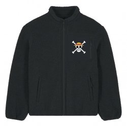 One Piece Sherpa Jacket Logo Size XL