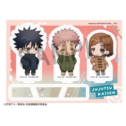 Jujutsu Kaisen Buddycolle Acrylic Stand 5th Anniversary C Megumi Fushiguro, Yuji Itadori & Nobara Kugisaki 10 cm