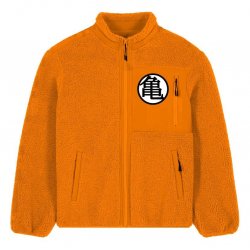 Dragon Ball Z Sherpa Jacket Goku Kanji Size S