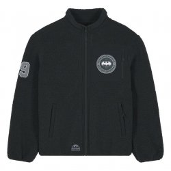 DC Comics Sherpa Jacket Batman Logo Size M
