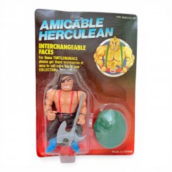 Amicable Herculean - Brown Pants / Red Suspenders / Eye Patch