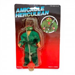 Amicable Herculean - Green Turtle Head