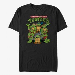Turtles Distressed Group T-Shirt Black