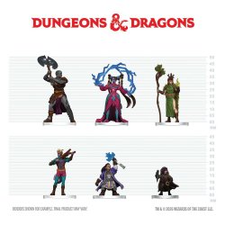 D&D Icons of the Realms Mini Figures Player's Handbook - Spells & Steel Starter Set 20 cm