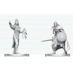 D&D Nolzur's Marvelous Miniatures Mini Figures Drow Elite Warrior & Drow Priestess of Lolth 13 cm
