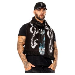 Harry Potter Scarf Dark Arts Spell Long Length Black