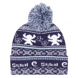 Lilo & Stitch Pom-Pom Beanie Fair Isle