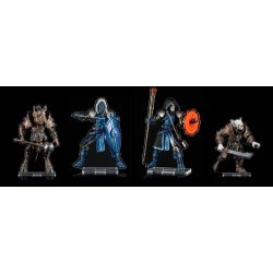 Mythic Legions Acrylic Figures 4-Pack Villainous Set B 3 cm