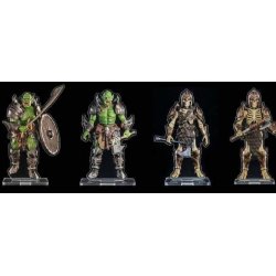 Mythic Legions Acrylic Standees 4-Pack Villainous Set A 3 cm