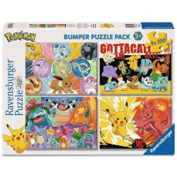 Pokémon Puzzle 4-Pack Pokémon Buddies (4x100 Pieces)