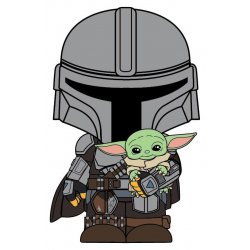 The Mandalorian 3D Foam Magnet The Mandalorian and Grogu