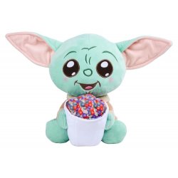 Star Wars Mandalorian Plush Figure Grogu with Popcorn 25 cm
