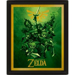 The Legend of Zelda 3D Lenticular Poster (Link) 29 x 24 cm