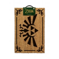 The Legend of Zelda Doormat (Triforce Black) 60 x 40 cm