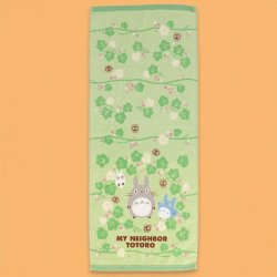 My Neighbor Totoro Natsu Towel Totoro Green Leaf 34 x 80 cm