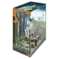 Star Wars Tiny Adventures Book Nook Mini Diorama Battle of Endor 23 cm