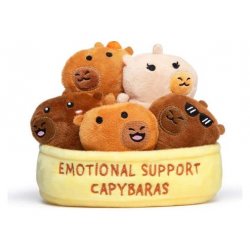 Relatable Emotional Support Plush Figure Capybaras