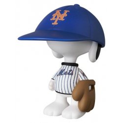 MLB × Peanuts UDF PVC Figure New York Mets Snoopy 7 cm