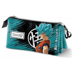 Dragon Ball Triple Pencil Case Saiyajin Blue