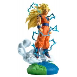 Dragon Ball Z History Box PVC Figure Super Saiyan 3 Son Goku 18 cm
