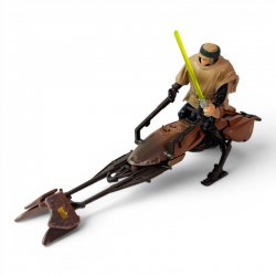 Star Wars: Power of the Force - Speeder Bike with Luke Skywalker in Endor Gear