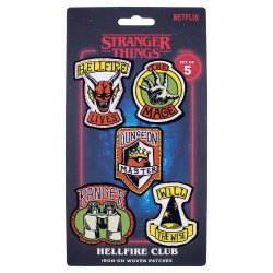 Stranger Things Fabric Patches 5-Pack