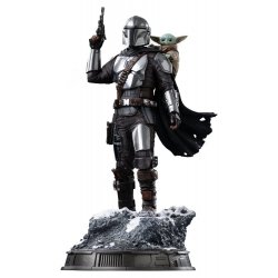 The Mandalorian & Grogu Art Scale Statue 1/10 The Mandalorian and Grogu 25 cm