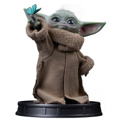 The Mandalorian & Grogu Grogu Collection Statue Grogu Butterfly Wonder