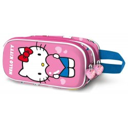 Sanrio 3D Double Pencil Case Hello Kitty Heart