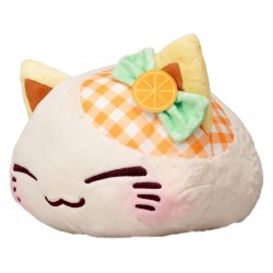 Nemuneko Cat Fruit Big Plush Figure Orange 30 cm