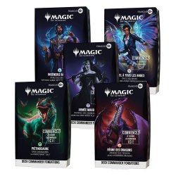 Magic the Gathering Foundations Commander Decks Case (5) french