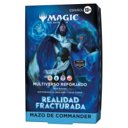 Magic the Gathering Realidad fracturada Commander Deck Multiverse Reforged Assortment (4) spanish