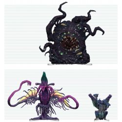 D&D Icons of the Realms Boxed prepainted Miniatures Eldritch Enemies of Ravenloft