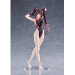 Date A Live Swimsuit Silhouette PVC Figure 1/7 Kurumi Tokisaki Swimwear Ver. 24 cm