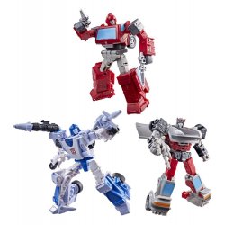 Transformers Age of the Primes Action Figure 3-Pack Autobot Mirage & Bluestreak & Ironhide