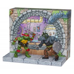 Teenage Mutant Ninja Turtles: Remastered Action Figures Raphael vs. Rocksteady