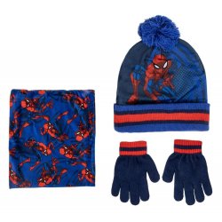 Marvel Beanie, Tube Scarf & Gloves 3-Set Spider-Man