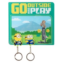 Minions Key Holder with Keyring