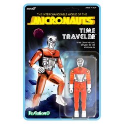 Micronauts ReAction+ Action Figure Wave 04 Time Traveler (Translucent Orange)