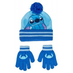 Lilo & Stitch Beanie & Gloves 2-Set Blue