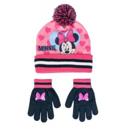 Disney Beanie & Gloves 2-Set Minnie Mouse