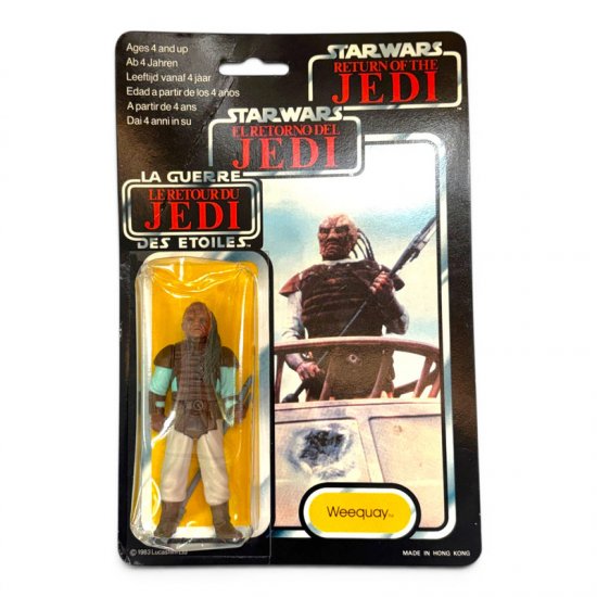 Vintage Star Wars: ROTJ - Weequay Tri-logo 70-Back Clipper MOC