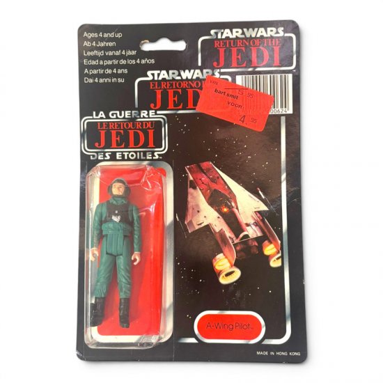 Vintage Star Wars: ROTJ - A-Wing Pilot Tri-logo Offer MOC | De Toyboys