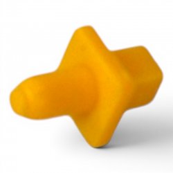 M.A.S.K. - Yellow Sonic Jet Button