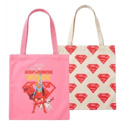 DC Comics Tote Bags 2-Pack Superman Supergirl