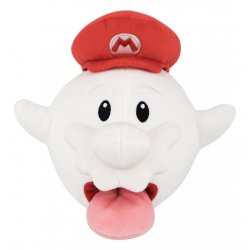 Super Mario Plush Figure Boo Mario 21 cm