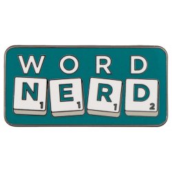 Scrabble Pin Badge Word Nerd Limited Edition