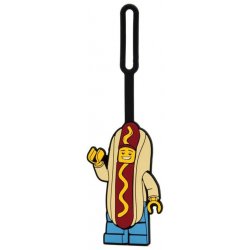 Lego Bag Charm Hot Dog Guy